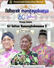 Ndherek Mangayubagya 80 Tahun Yuswo Dalem Sri Sultan Hamengkubuwono X